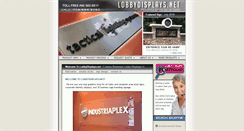 Desktop Screenshot of lobbydisplays.net